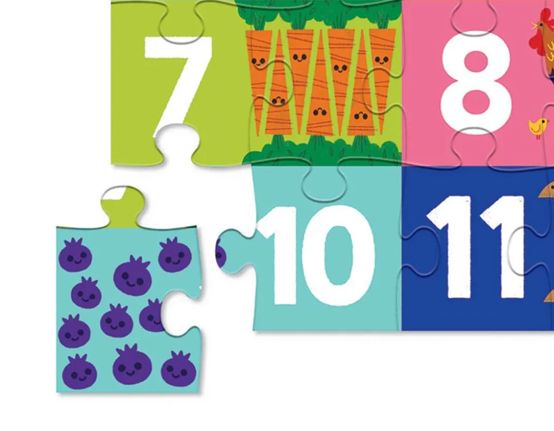 123 Floor Puzzle -<Crocodile Creek Online