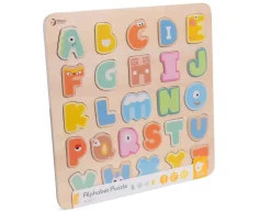 Alphabet Puzzle - Natural Wood<Classic World Hot