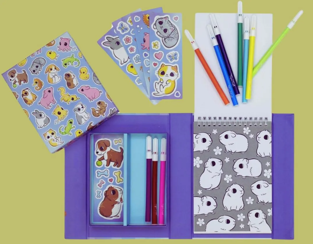 Baby Animals - 36-Page Colouring Set<Tiger Tribe Sale