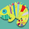 Chameleon Wooden Number Puzzle<Orange Tree Toys Best