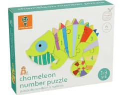 Chameleon Wooden Number Puzzle<Orange Tree Toys Best