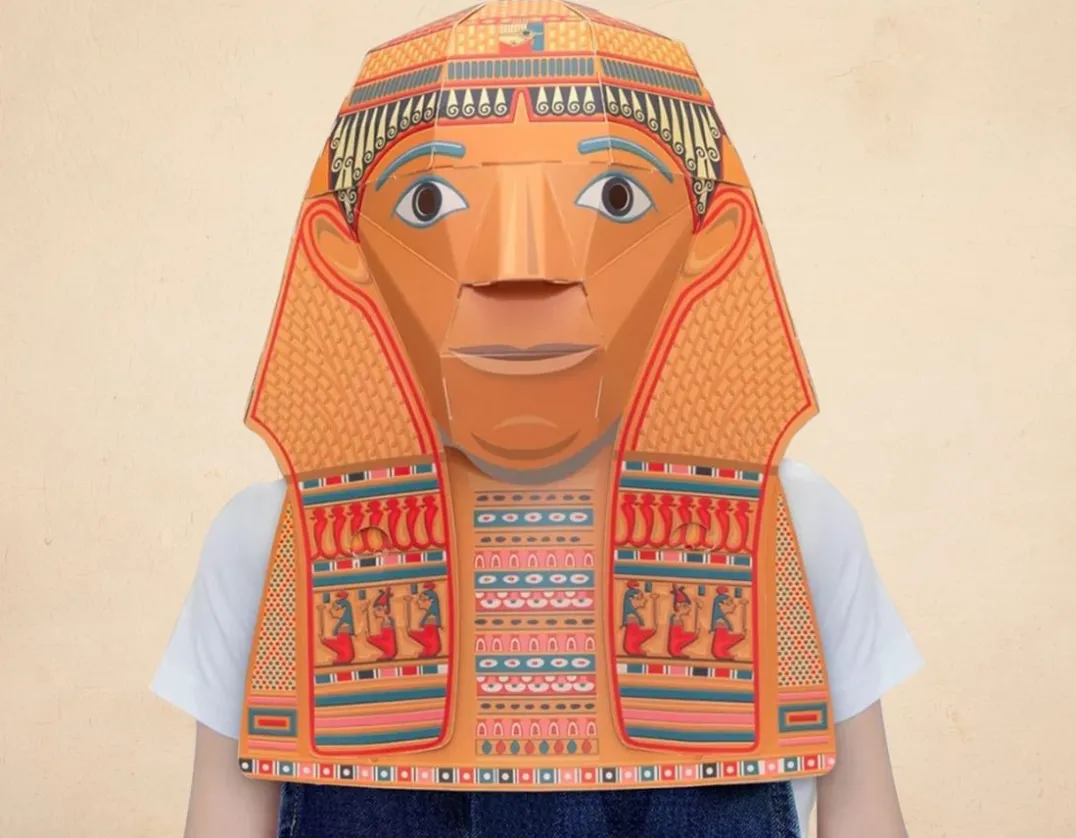 Create Your Own Egyptian Head Mask<Clockwork Soldier New