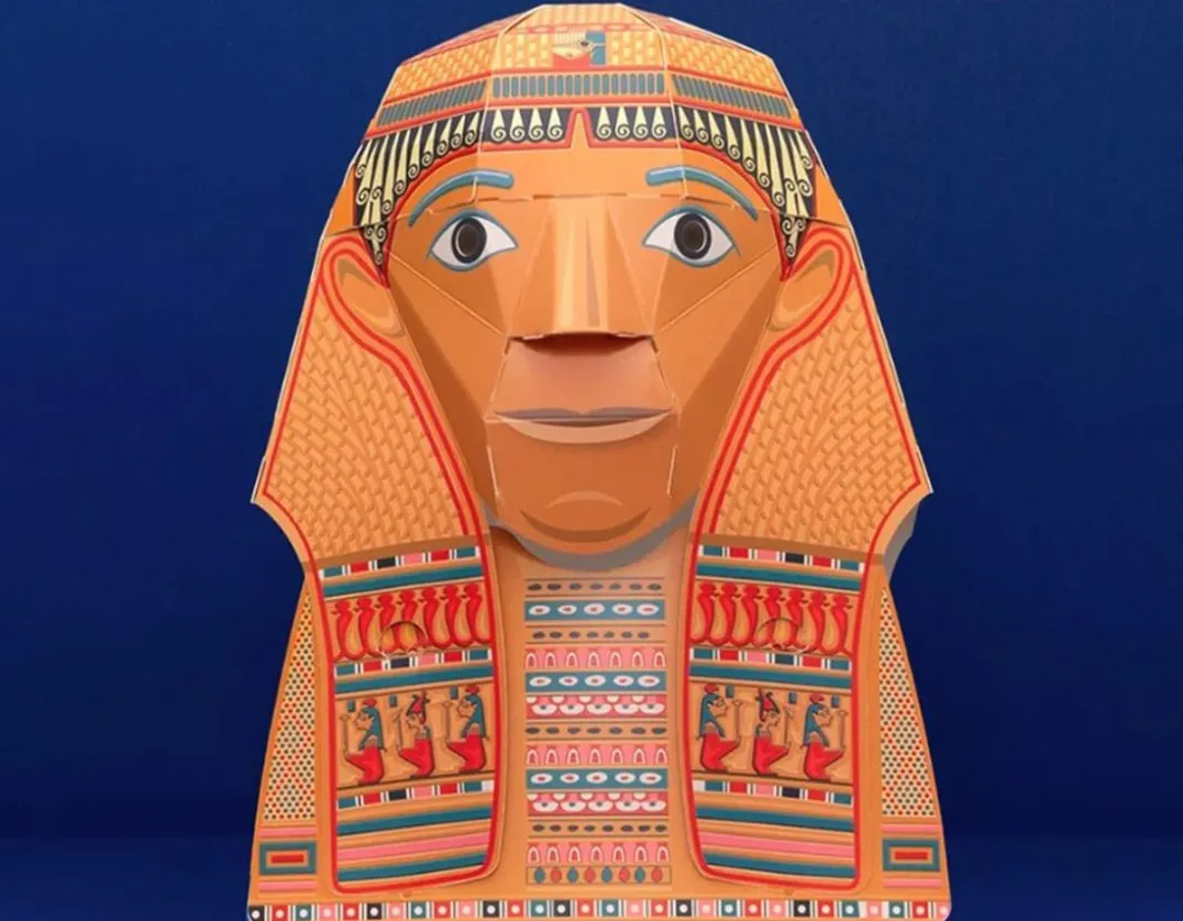 Create Your Own Egyptian Head Mask<Clockwork Soldier New