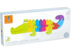 Crocodile - Wooden Number Puzzle<Orange Tree Toys Best