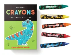 Dino Colouring Stickers - Set of 20 with 5 Crayons<Crocodile Creek Discount