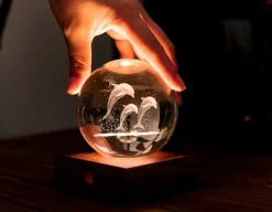 Dolphins Crystal Light - 3D Effect<Gingko New