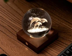 Dolphins Crystal Light - 3D Effect<Gingko New