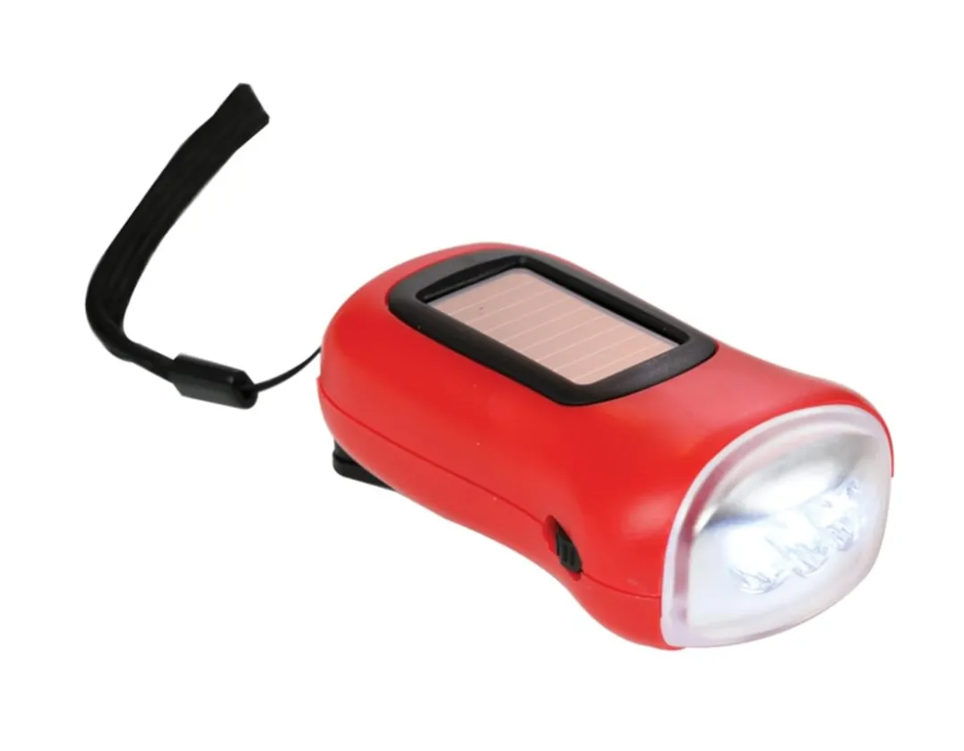 Dynamo & Solar Torch - Fun Gadget<Funtime Sale