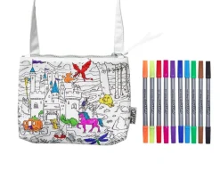 Fairytales Crossbody Bag - Doodle Your Own!<Eat Sleep Doodle Sale