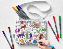 Fairytales Crossbody Bag - Doodle Your Own!<Eat Sleep Doodle Sale