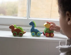 First Dinosaurs - Wooden Push-Alongs<Orange Tree Toys Sale