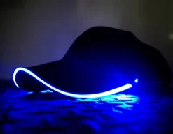 Flashing LED Baseball Cap<Illuminated Apparal Clearance