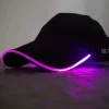 Flashing LED Baseball Cap - Electric Pink<Illuminated Apparel New