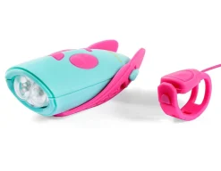 HORNIT, Turquoise & Pink - For Bikes & Scooters to Sound<Mini Hornit Best