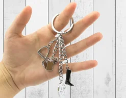 Horse Keyring - Chrome Plated Metal<Troika Clearance