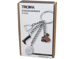 Horse Keyring - Chrome Plated Metal<Troika Clearance