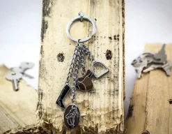 Horse Keyring - Chrome Plated Metal<Troika Clearance