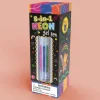 8-in-1 Neon Gel Pen - Retractable Colours<Wonderbox Hot