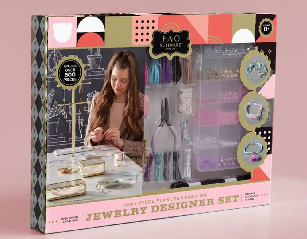 Jewellery Designer Set - 500 Pieces<FAO Schwarz Clearance