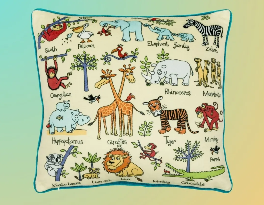 Jungle Plush Cushion - So Soft!<Tyrrell Katz