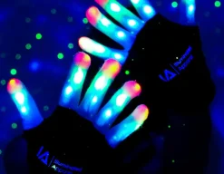 LED Light Up Gloves - Age 4-7 Years<Illuminated Apparel Clearance