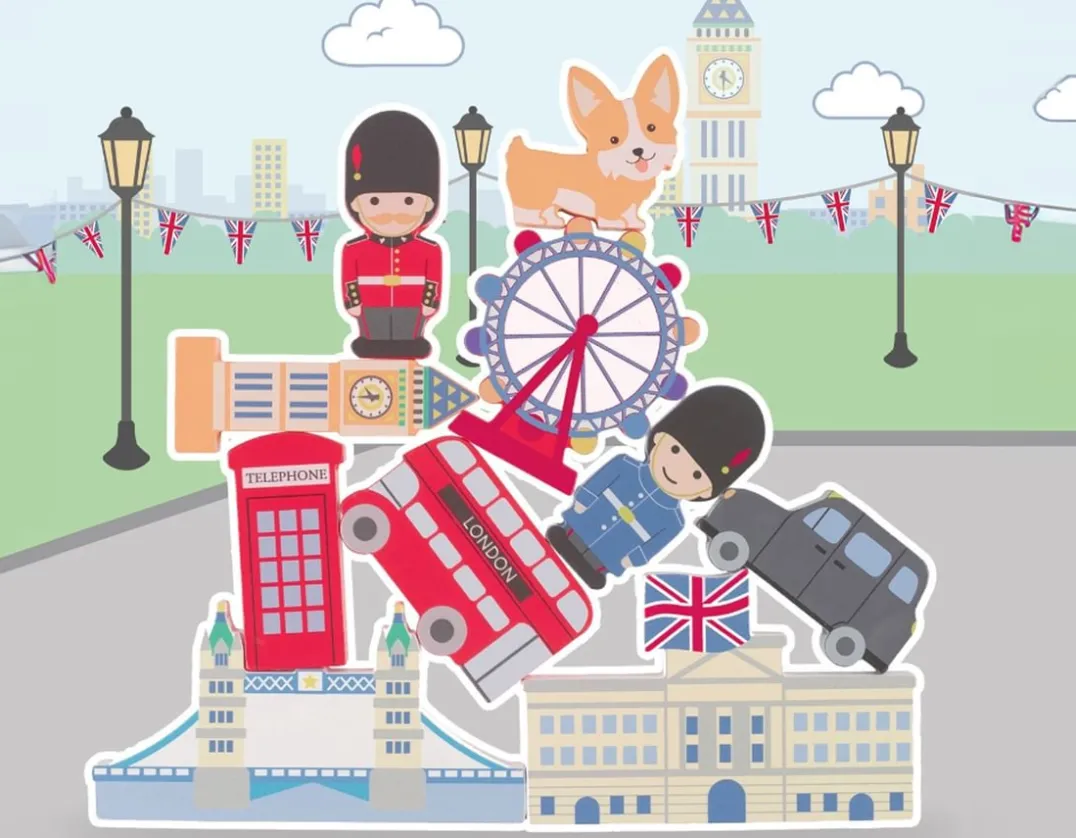 London Stacking Game - 10 Pieces<Orange Tree Toys