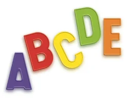 Magnetic Capital Letters - Stick & Spell<Quercetti Best