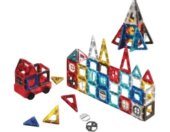Magnetic Tile and Truck Set - 43 Pieces<FAO Schwarz Outlet