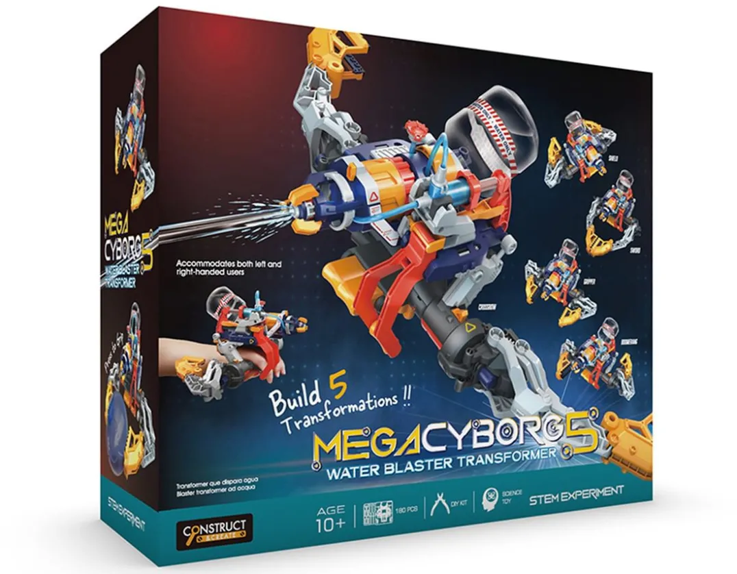 Mega Cyborg Water Blaster - 5-in-1<The Source New