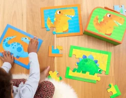 My First Dinosaur Puzzles - 3 in 1 Set<Crocodile Creek Best