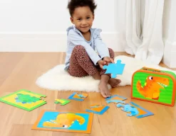 My First Dinosaur Puzzles - 3 in 1 Set<Crocodile Creek Best