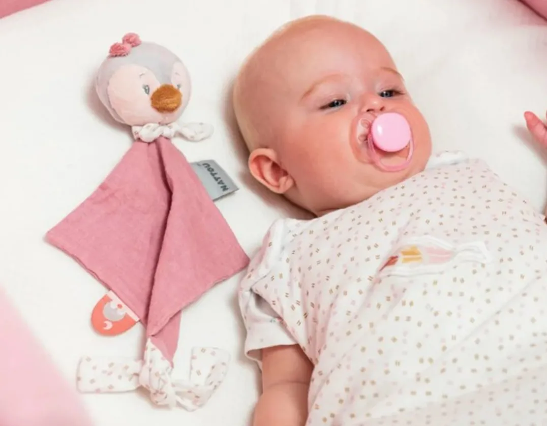 Penguin Doudou - Pink Soother<Nattou