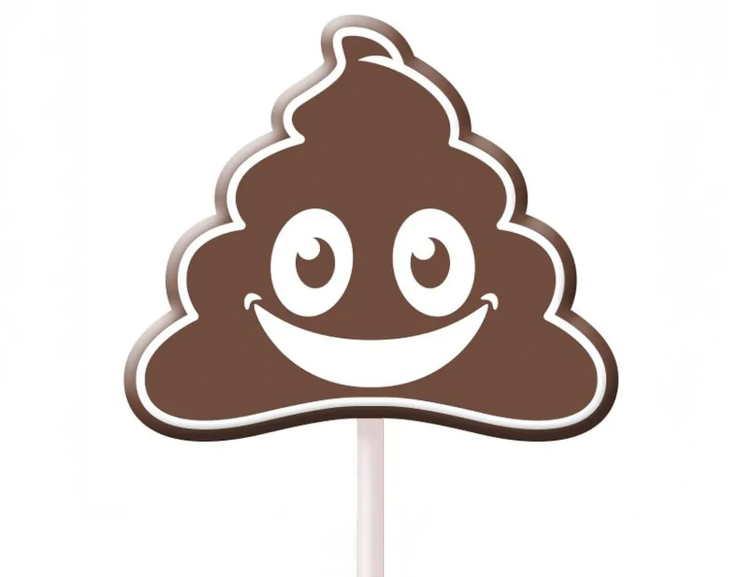 Poo Emoji Lolly - Scrumptious Cola Taste (Really!)<The Original Candy Co. Outlet