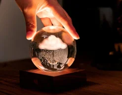 Rain Cloud Crystal Light - 3D Effect<Gingko Hot