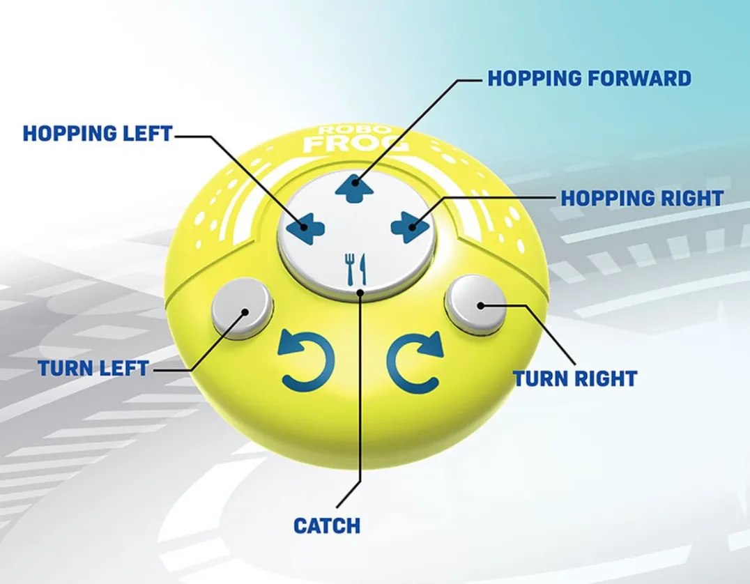 Robo Frog - Remote Control Hop & Catch<Silverlit New