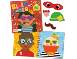 Silly Faces - Silicone Sticker Book<Buddy & Barney New
