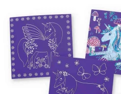 Sparkle Scratch Art - Unicorns<Crocodile Creek Online