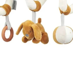 Spiral Rattle - Caramel Puppy<Nattou