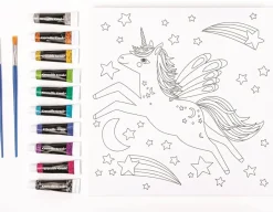 Unicorn Canvas Set - Ten Acrylic Paints<Crocodile Creek Discount