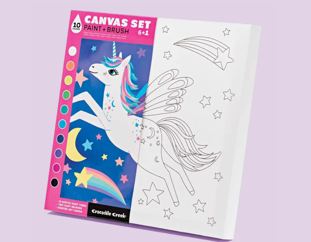 Unicorn Canvas Set - Ten Acrylic Paints<Crocodile Creek Discount