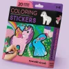 Unicorn Colouring Stickers - Set of 20 with 5 Crayons<Crocodile Creek Hot