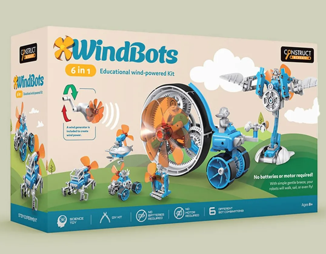WindBots - 6 in 1 Robot Build Kit<The Source Hot