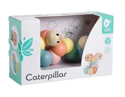 Wooden Caterpillar - Twisty Wiggly Fun!<Classic World Clearance
