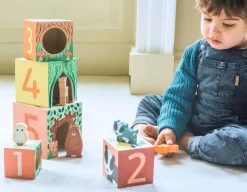 Woodland Animal Stacking Cubes<Orange Tree Toys New