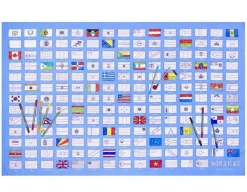 World Flags Tablecloth - Doodle Your Own!<Eat Sleep Doodle Discount