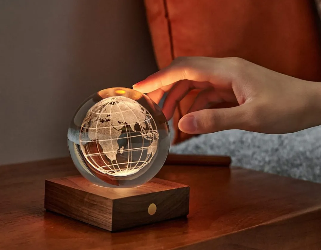 World Globe Crystal Light - 3D Effect<Gingko Online