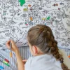 World Map Pillowcase - Doodle Your Own<Eat Sleep Doodle Online