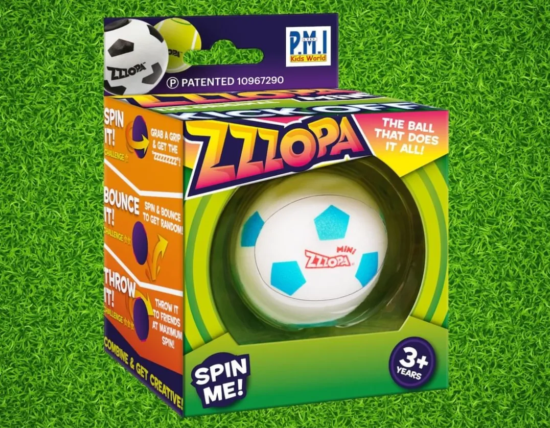 Zzzopa Spinning Football - Bounce it, Spin It, Fidget!<PMI Best